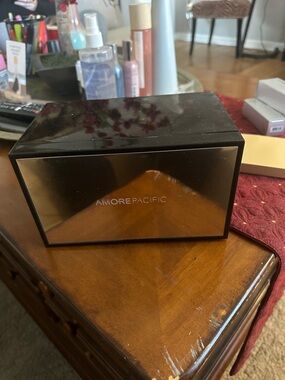 Amore Pacific Black and Gold Skincare Storage Box